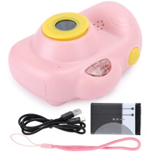 Een duurzame kindercamera met oplaadbare lithiumbatterij, gemaakt van milieuvriendelijk materiaal en HD digitale video. Het beste cadeau voor