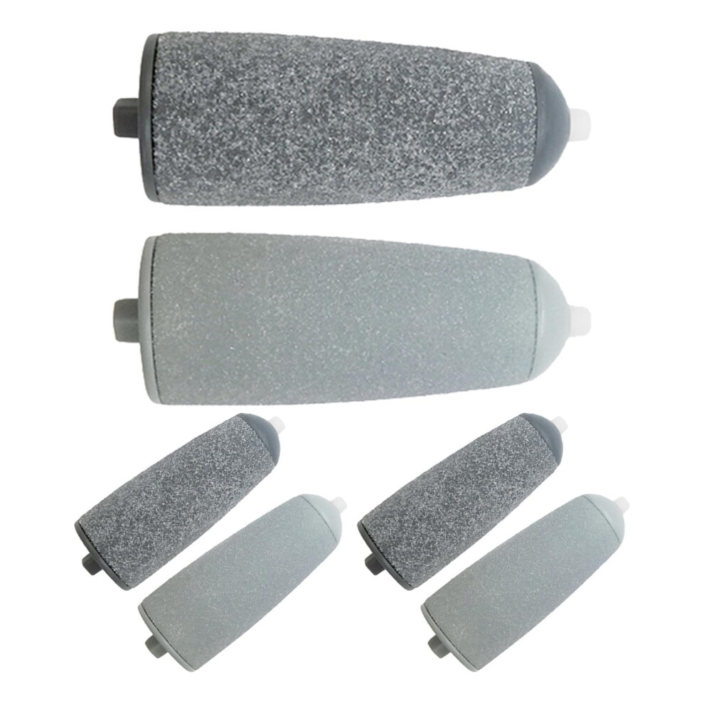 6pcs Electric Foot File Replacement Heads for Callus Remover Roller Refill Hard Skin and Cracked Heels
