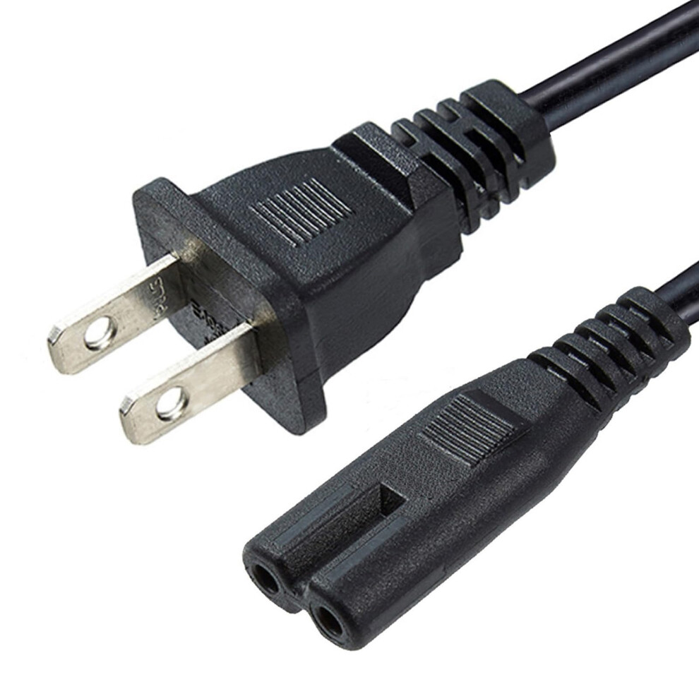 Printer Power Cord 2 Prong Ac Cable 10Ft Extra Long Replacement For Hp Officejet Printer Series 9426802859966