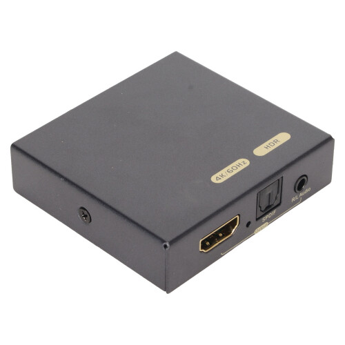 Ψηφιακός εξολκέας ήχου για 4K HDMI με έξοδο SPDIF και σύνδεση RCA Διαχωριστής ήχου HDMI 1