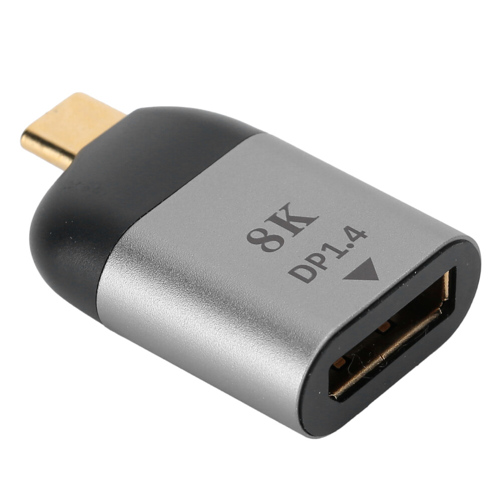 Displayport Cable Converter With 4K 60Hz Support Extend Desktop Functionality Aluminum Alloy Build For All Type C Output Devices Supports 9420858922155
