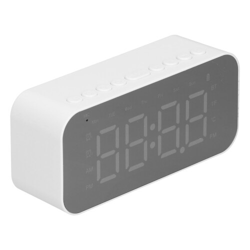 Ξυπνητήρι Bluetooth για υπνοδωμάτιο, Διπλό ξυπνητήρι με ηχείο Bluetooth, Επαναφορτιζόμενη 1