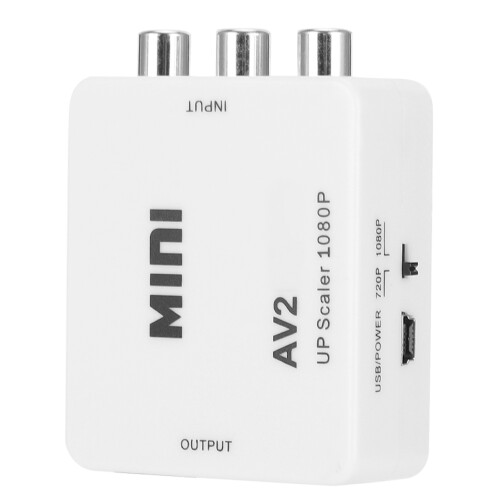 Μετατροπέας HDMI σε AV Composite Video Adapter με επεξεργασία σήματος και υποστήριξη εξόδου 1