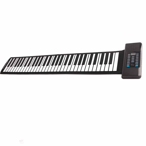 Roll Up Piano για αρχάριους, φορητό ηλεκτρονικό επαναφορτιζόμενο πληκτρολόγιο πιάνου 2