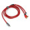 Καλώδιο Hi-Fi Sound RCA2RCA αρσενικό σε 2RCA αρσενικό στερεοφωνικό καλώδιο ήχου με πλεγμένο 7