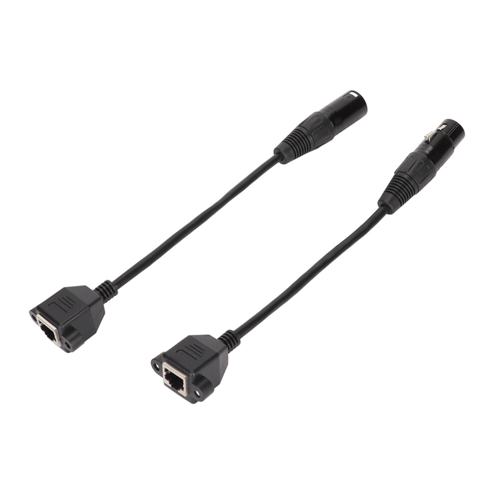 Xlr 3 Pin To Rj45 Adapter For Dmx Cable Use Sturdy Cable With Nickel Plated Connectors Expanded Connection Options For Stage And Studio Setups, Stable 9420858885016