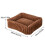 Living And Home (Brown, Large) Soft Pet Bed with PP Cotton Filling 6