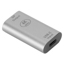 USB-C vrouwelijke bron naar mini DisplayPort-ontvangeradapter 4K60Hz voor Thunderbolt voor laptops en tablets, hoge resolutie 1080p spiegelstreaming