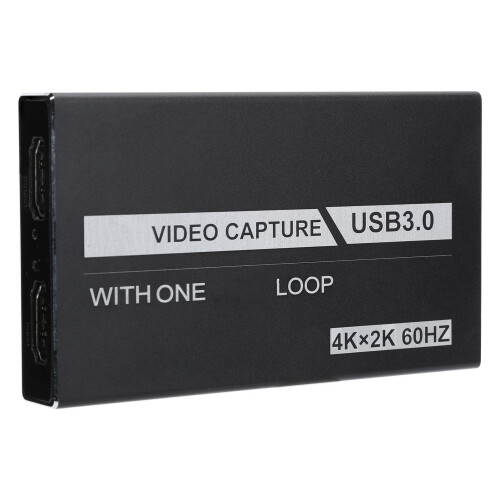 Συσκευή καταγραφής παιχνιδιών4K1080P60FPS, συμπαγής και φορητή συσκευή εγγραφής HDMI 2