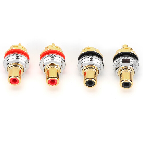 Chassis Panel Mount Socket With 24K Gold Plated Surface For Maximum Signal Transfer,Offers Durability,Easy Identification, Good Quality, Good Quality 1