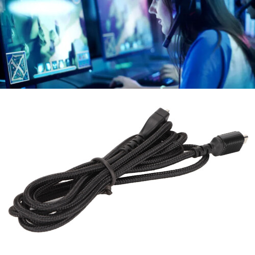 Ανθεκτικό καλώδιο ήχου συμβατό με SteelSeries Arctis, επιχρυσωμένες υποδοχές αντοχής στη 1