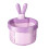 Automatic Draining Sink Strainer Basket with Bunny Ears, Clog Kitchen Filter for Food Scraps 1