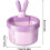Automatic Draining Sink Strainer Basket with Bunny Ears, Clog Kitchen Filter for Food Scraps 4