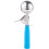 Cookie Scoop 2 oz Stainless Steel with Blue Handle, Ergonomic Release for Precise Portion Control 3