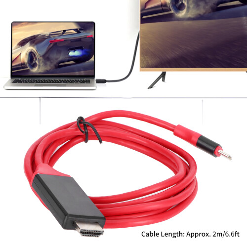 Προσαρμογέας Lightning σε HDMI με πιστοποίηση Apple MFi, καλώδιο HDTV με υποδοχή συγχρονισμού 1
