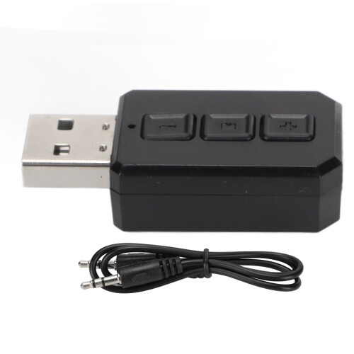 Adaptador sem fio Safety First para celulares, transmissor e receptor Bluetooth com chip Qualcomm.