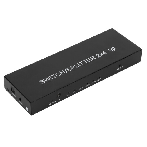 Διαχωριστής HDMI 4K με τηλεχειριστήριο, ανάλυση Ultra HD, συμβατή με το πρωτόκολλο HDCP2.2 2