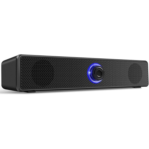 Ηχεία υπολογιστή HiFi Stereo Audio, Αναβαθμισμένος στερεοφωνικός ήχος 2.0, Διπλοί οδηγοί