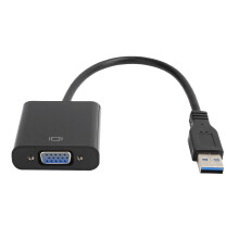 Prevodník HDMI samec-VGA samica s vysokým rozlíšením a podporou až 1080p s dlhou životnosťou a odolným dizajnom pre notebooky a monitory PS3