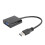 Καλώδιο μετατροπέα HDMI αρσενικό σε VGA θηλυκό, υποστήριξη υψηλής ανάλυσης έως 1080P με 2
