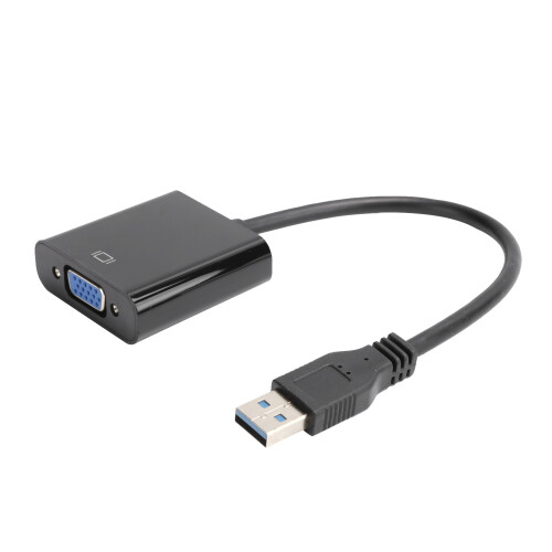 Καλώδιο μετατροπέα HDMI αρσενικό σε VGA θηλυκό, υποστήριξη υψηλής ανάλυσης έως 1080P με 1