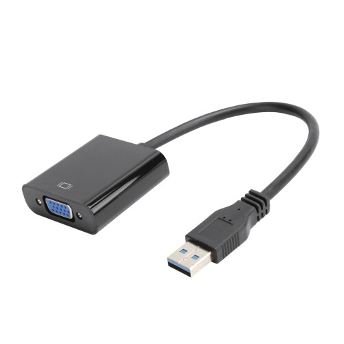 Καλώδιο μετατροπέα HDMI αρσενικό σε VGA θηλυκό, υποστήριξη υψηλής ανάλυσης έως 1080P με 2