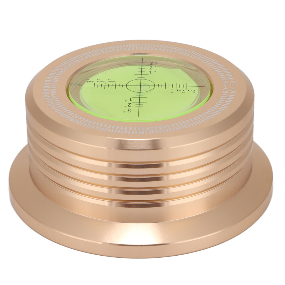 Turntable Disc Stabilizer Record Stabilizer Bubble Level Vibration Reduction Noise Reduction Rotation Speed Display Improved Sound Quality Universal 9420858911142