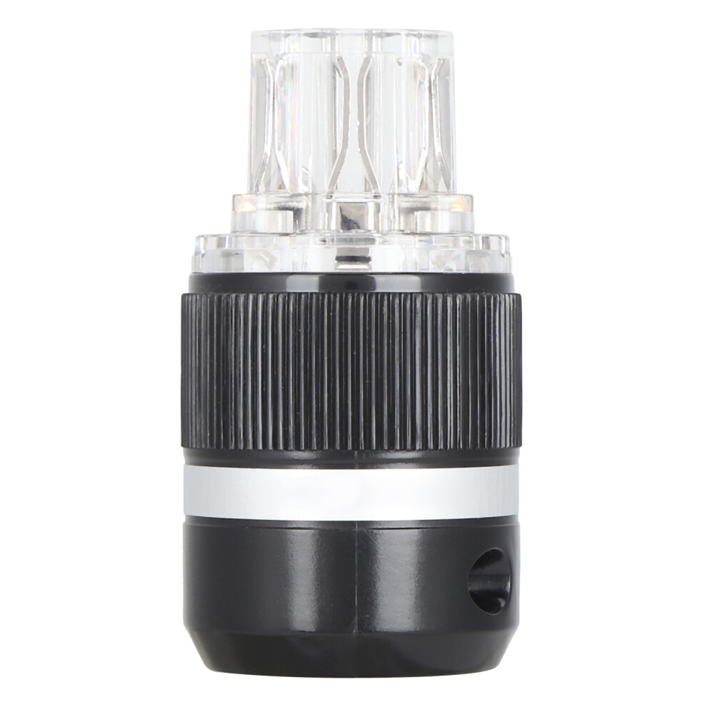Plated Copper Conductor Hifi Power Plug Non-Magnetic Fiber Glass Shell Rigidity And Durability Exquisite Craftsmanship Insulated Silver 9420858910787