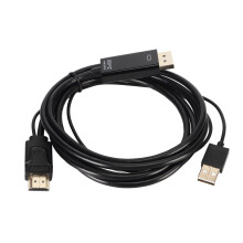 Adaptérový kábel DP na HDMI, predĺžená podpora zrkadlových displejov na ploche, spoľahlivé pripojenie, duálny režim, kompatibilita