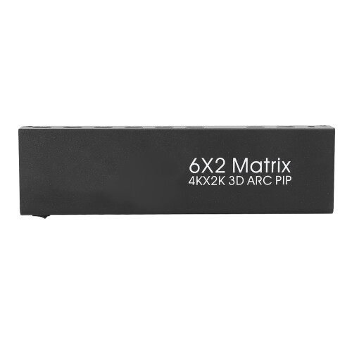 HD HDMI Matrix6X2 4K Switcher, Διαχωριστής HDMI2.0b 6 θυρών με διαχείριση EDID ARC και Dolby Vision, Καλή 2