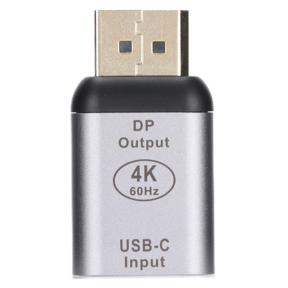 High Definition Resolution 4K 60Hz Displayport Adapter Type C Female To Dp Male Multiport Adapter For Laptop Phone Tablets With Aluminum Alloy Body 9420858887577