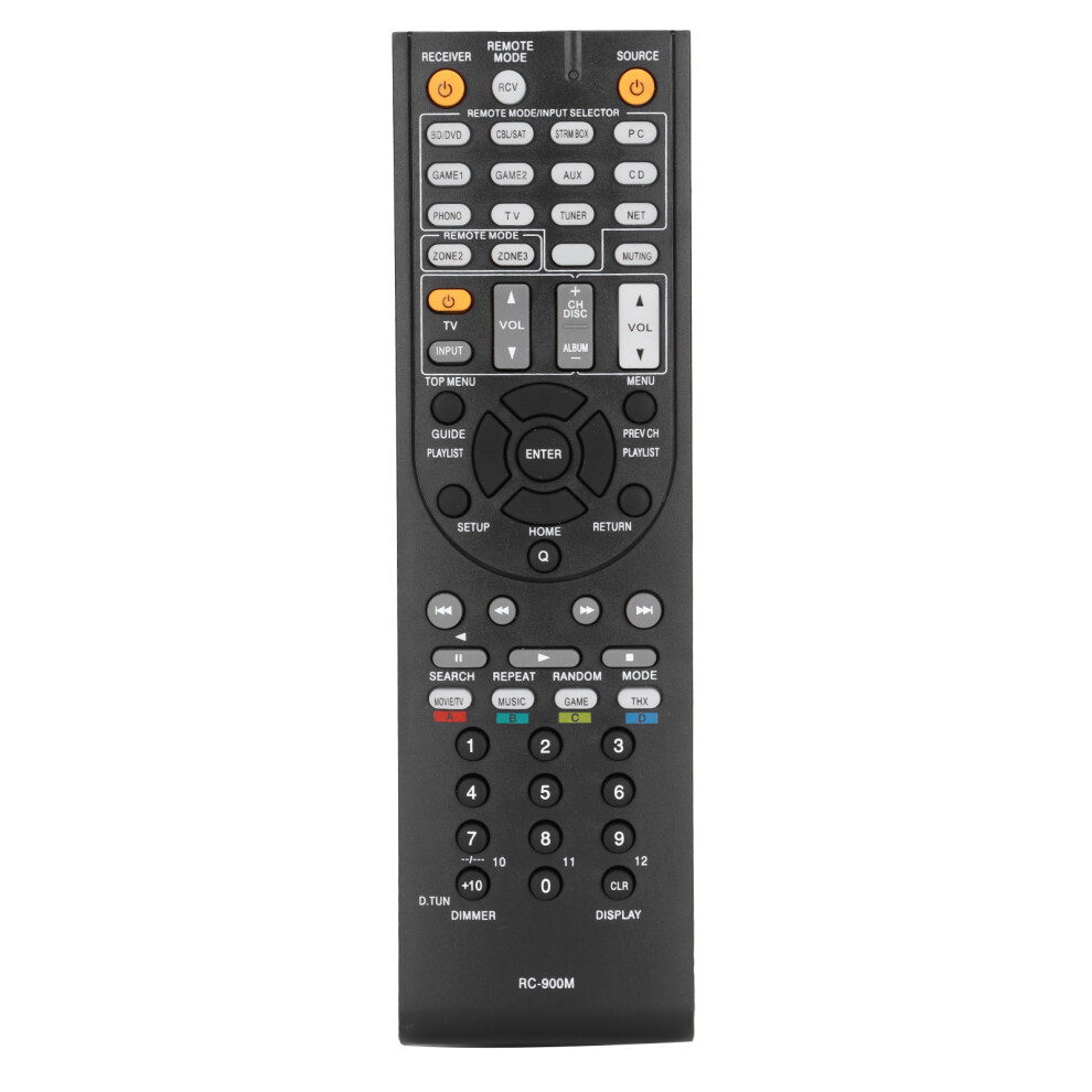 Durable Replacement Remote For Onkyo Home Theater Systems, Stable Performance With No Programming Required And Ergonomic Compact Design, Ideal Replace 9416038819193