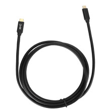 Thunderbolt4-kabel for dual8K-skjermer, USB-C-kabel med høyhastighets ekstern SSD-lagring og 240 W hurtiglading, bakoverkompatibel for universalbruk