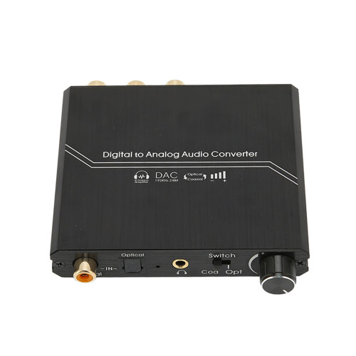 Μετατροπέας DAC Premium Ήχος 192KHz 24Bit με φυσική ακουστική απόκριση Έλεγχος έντασης 2