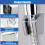 2pcs Shower Holder With Screws Durable And Scratch-resistant Wide 2