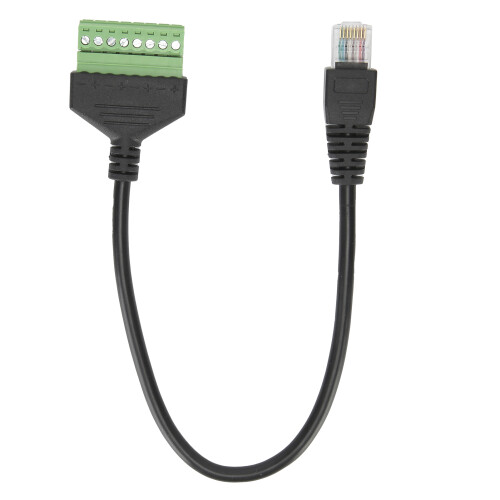 Συμβατό τερματικό RJ45Screw επέκτασης Ethernet, τελικός συνδετήρας βιδών 8Pin με το