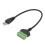 Συμβατό τερματικό RJ45Screw επέκτασης Ethernet, τελικός συνδετήρας βιδών 8Pin με το 3