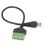 Συμβατό τερματικό RJ45Screw επέκτασης Ethernet, τελικός συνδετήρας βιδών 8Pin με το 7