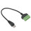 Συμβατό τερματικό RJ45Screw επέκτασης Ethernet, τελικός συνδετήρας βιδών 8Pin με το 6