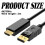 Καλώδιο 4K UHD DisplayPort σε HDMI με ευρεία συμβατότητα, Uni Directional Digital AV Adapter για φορητό 5