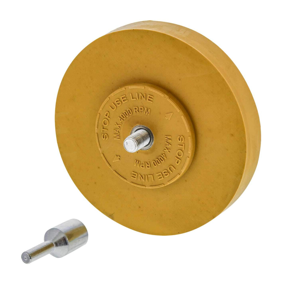 Rubber Eraser Decal Remover Wheel For Drill Â Fast Scratch Car Sticker And Adhesive Removal 9189345614729