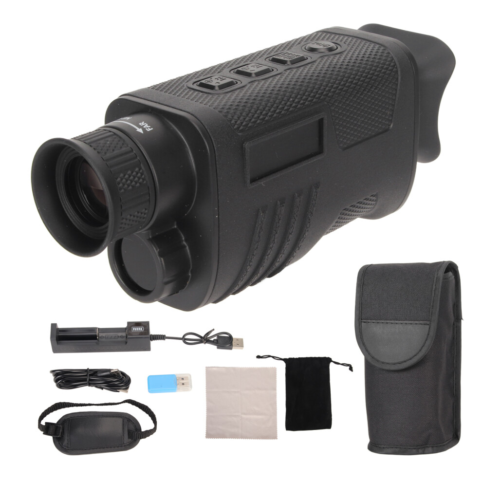 5K Hd Night Vision Goggles For Hunting,Infrared Binoculars With 10X Digital Zoom 3'' Large Screen Tactical Flashlight And Rechargeable Battery For 9420858924388