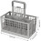 Universal Dishwasher Cutlery Basket Replacement with 7 Compartments and Removable Handle, Grey 2