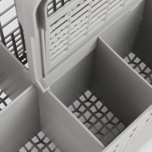 Universal Dishwasher Cutlery Basket Replacement with 7 Compartments and Removable Handle, Grey 2