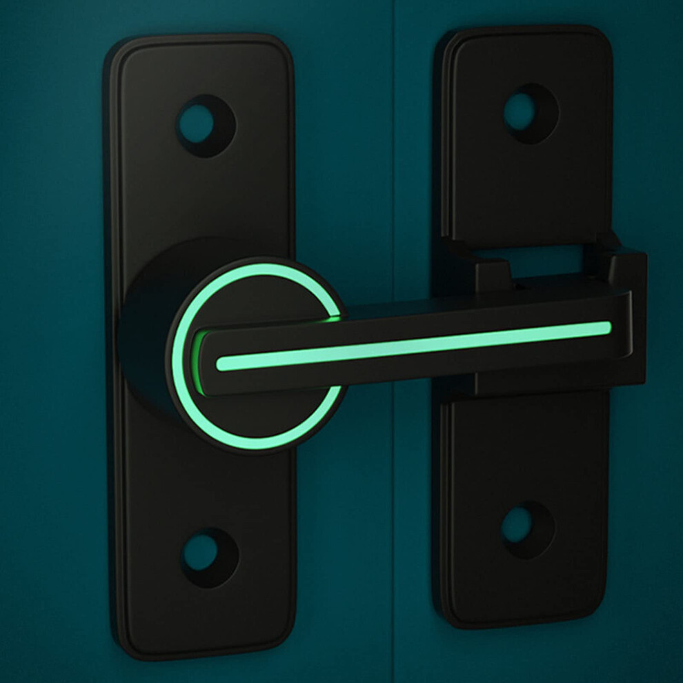 Barn Door Lock With Antitheft Design, Zinc Alloy Gate Security Lock For Bathroom, Garden, Outdoor 9426802861471