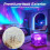 Ocean Wave Projector Light with Remote, 16Color LED Aurora Projector with Bluetooth Speaker and Wood Base 3