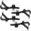 Drum Microphone Clips Set of 4 Shockproof Adjustable Mounts for Easy Drum Edge Installation 1