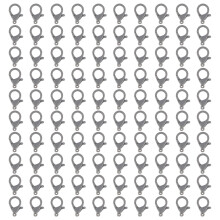 100 stuks 35mm Gekleurde Kreeft Klauwen Sluitingen-23 grijs