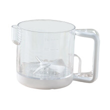 Egg Beater Handheld Mixer Cup with Smooth Pouring and Clear Markings for Baking and Beverages