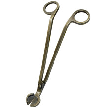 Candle Wick Trimmer Stainless Steel Bronze Cutter for Jar Candles Vintage Design Soot Reduction
